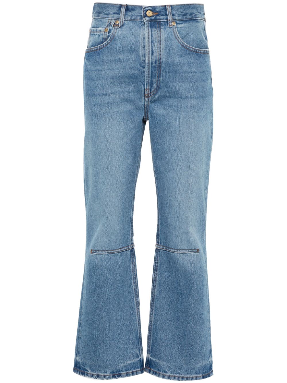 Jacquemus Le de-Nîmes Cropped-Jeans - Blau von Jacquemus