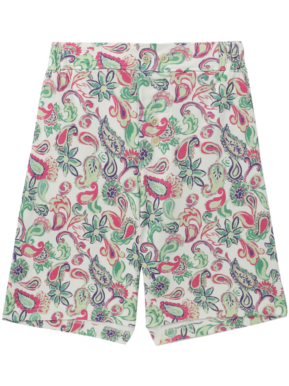 Jacquemus Pingo Shorts mit Paisley-Print - Weiß von Jacquemus