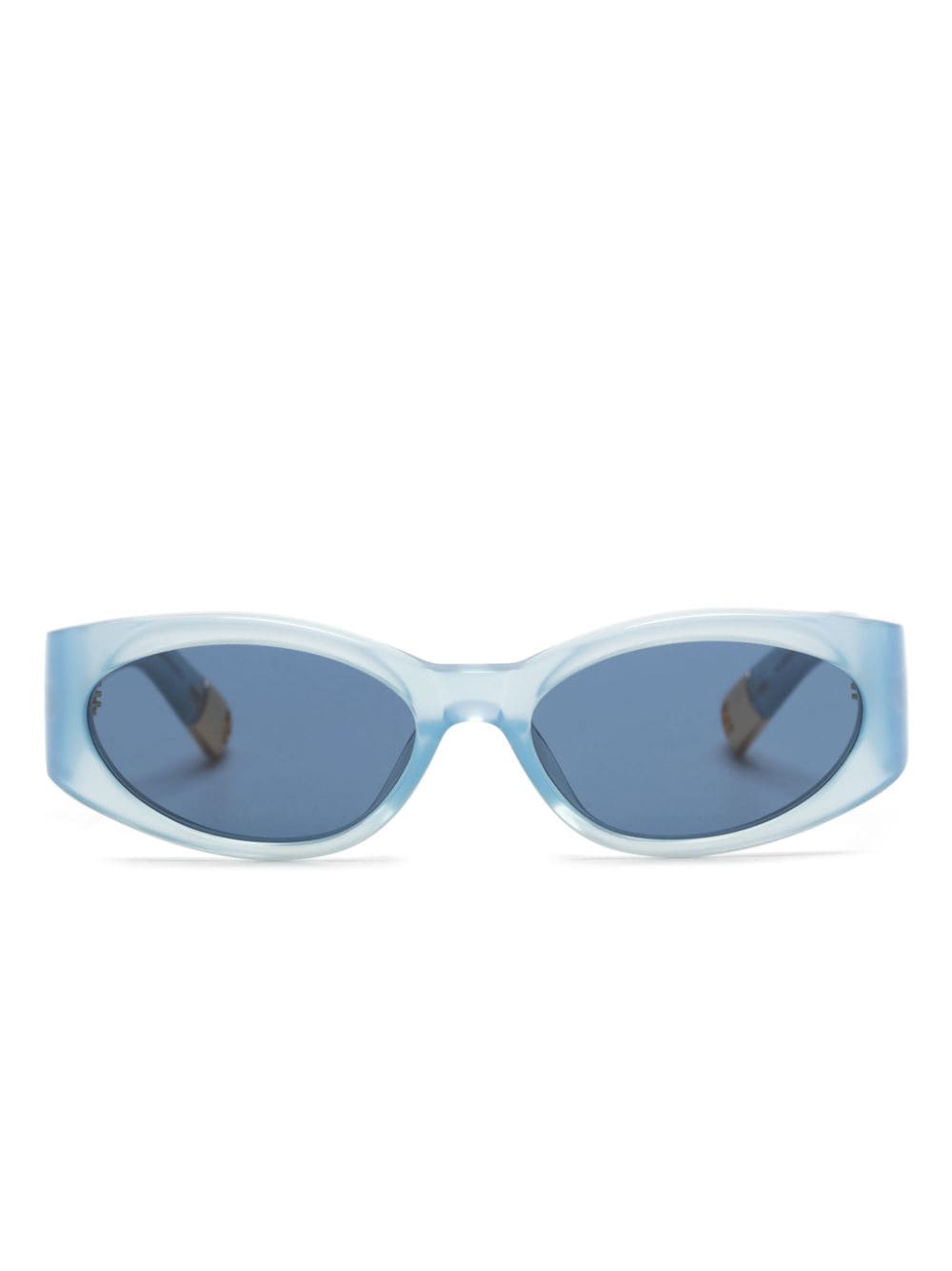 Jacquemus Les Lunettes Ovalo Sonnenbrille - Blau von Jacquemus