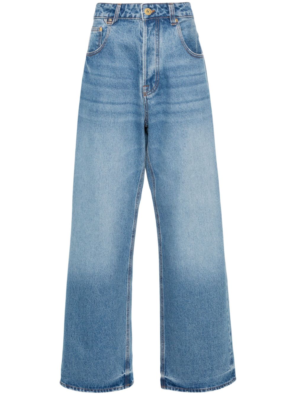 Jacquemus Halbhohe Nimes Jeans - Blau von Jacquemus