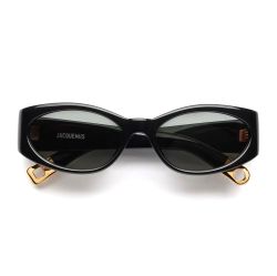 Jacquemus Ovalo Black Women's Sunglasses von Jacquemus