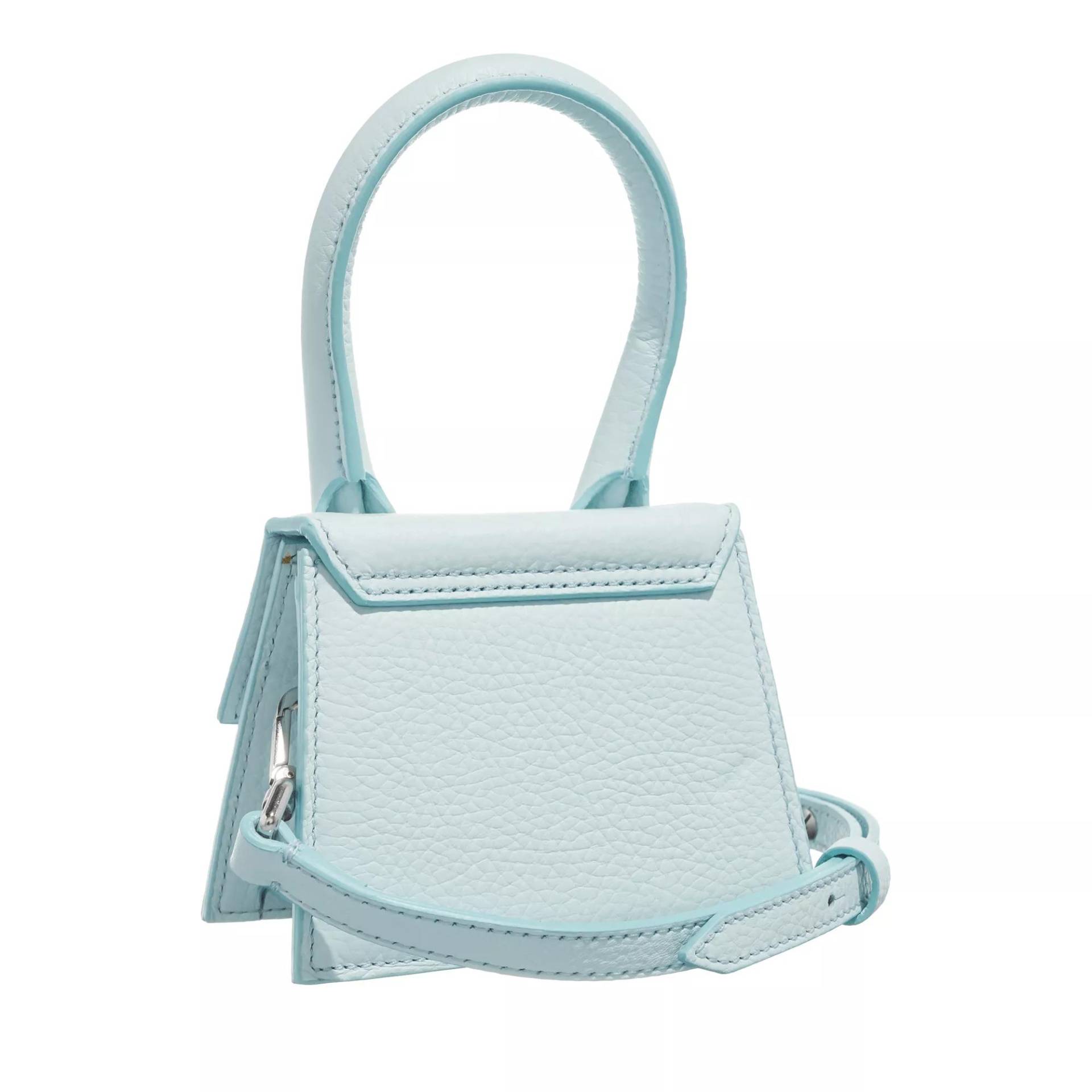 Jacquemus Tote - Le Chiquito Top Handle Bag Leather - Gr. unisize - in Blau - für Damen von Jacquemus