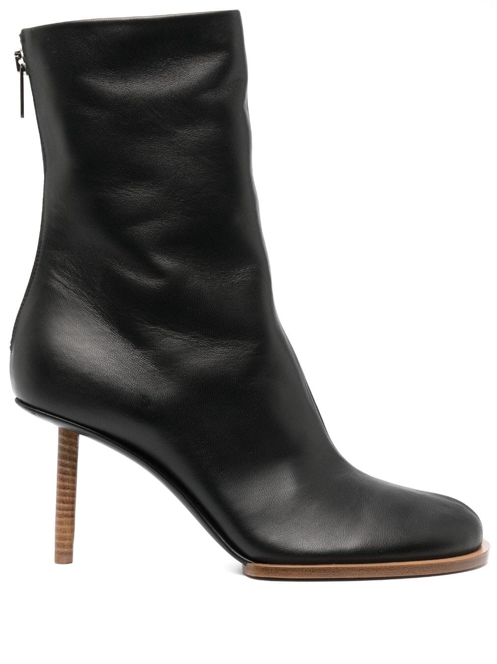 Jacquemus Les Bottines Rond Carre Stiefel 80mm - Schwarz von Jacquemus