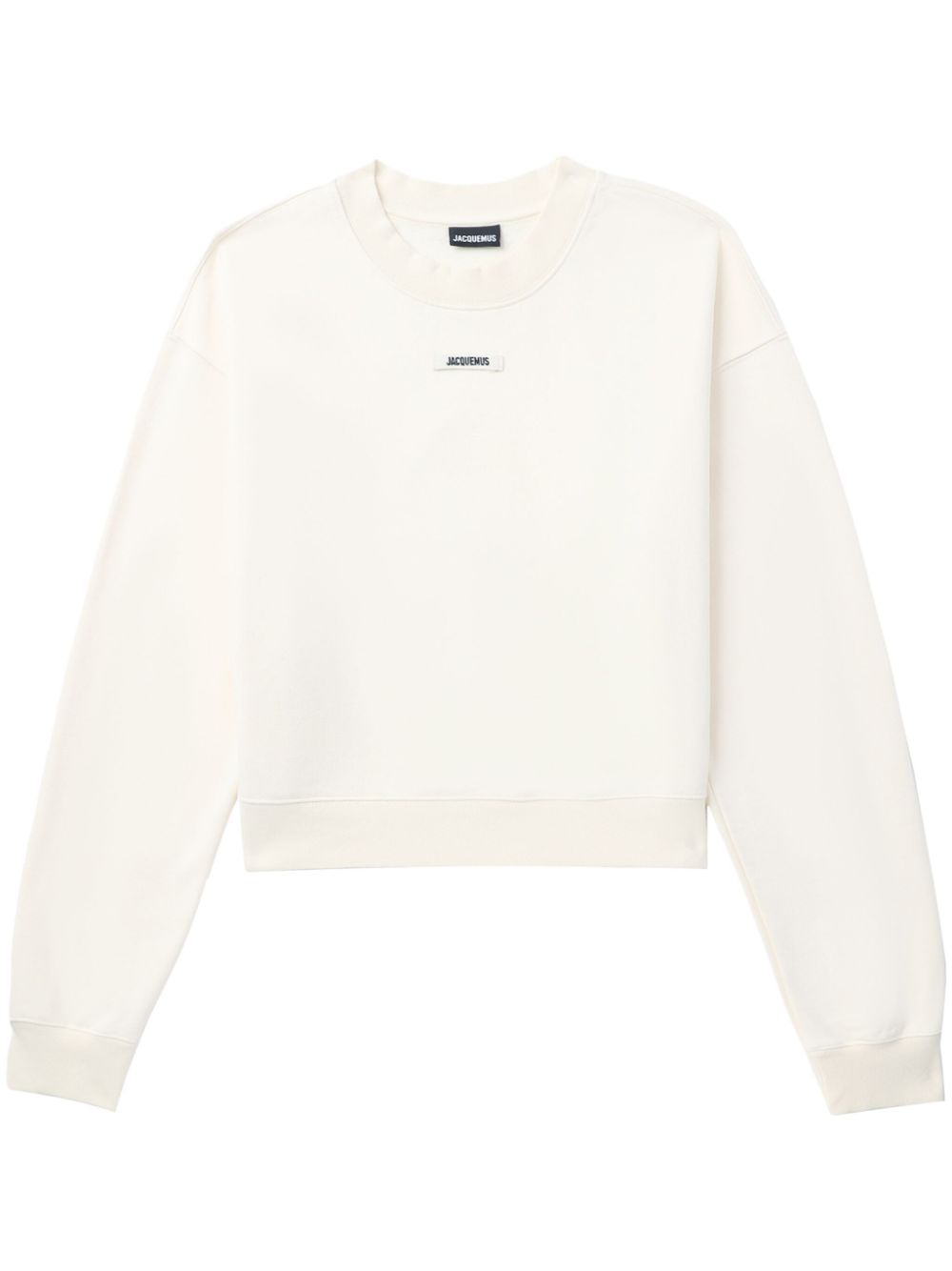 Jacquemus Sweatshirt mit Logo-Applikation - Nude von Jacquemus