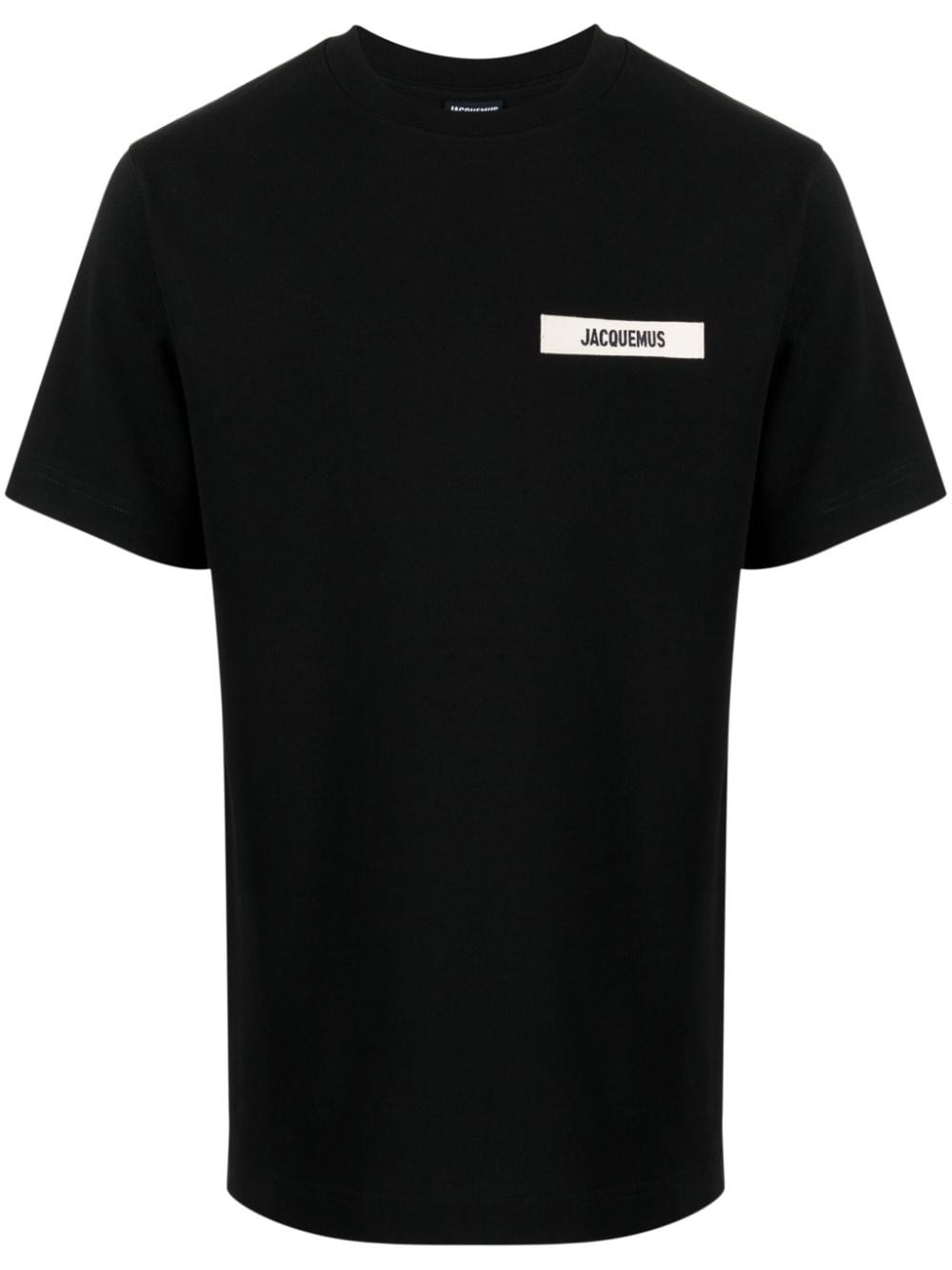 Jacquemus T-Shirt mit Logo-Patch - Schwarz von Jacquemus