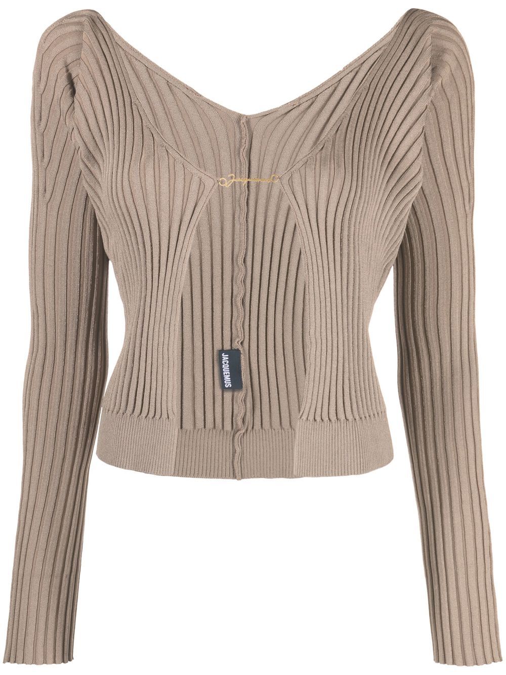 Jacquemus La Maille Pralù Cardigan - Nude von Jacquemus