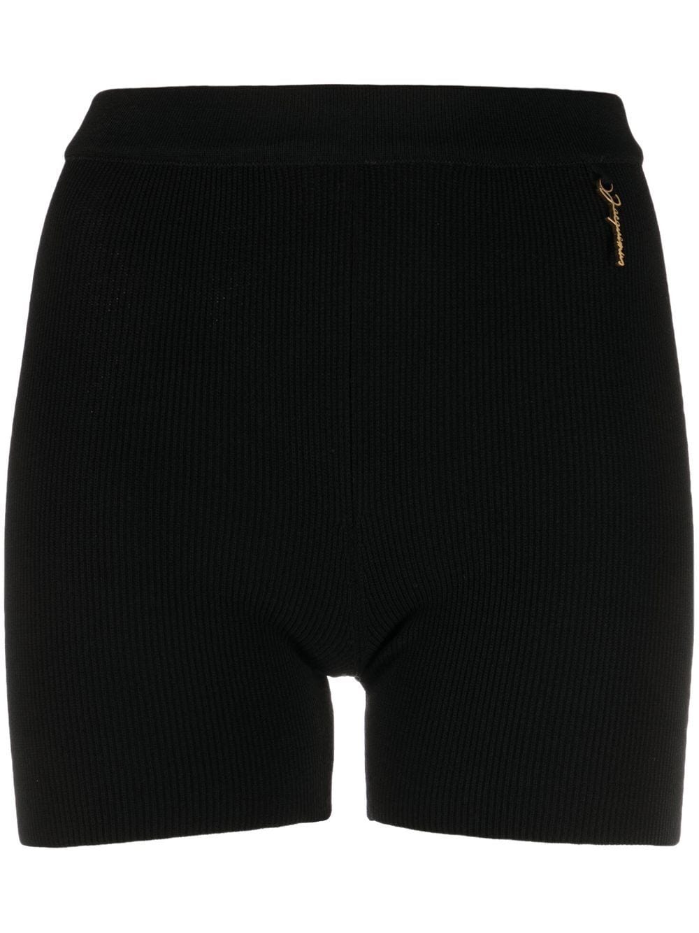 Jacquemus Shorts mit Logo-Schild - Schwarz von Jacquemus