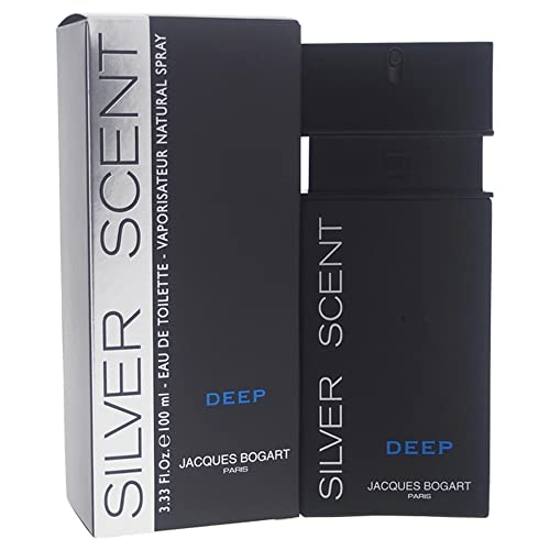 Jacques Bogart Silver Scent Deep Eau de Toilette Zerstäuber für Männer, 100 ml von Jacques Bogart