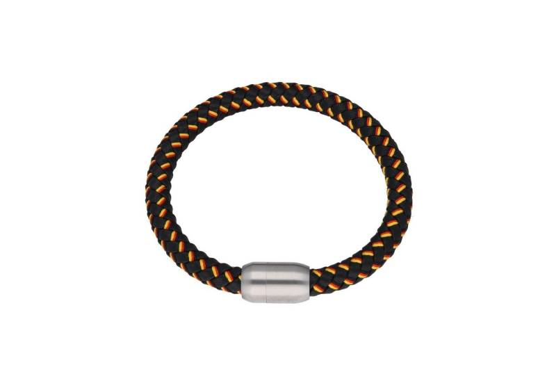 Jacques Charrel Armband schwarz, geflochten, in Deutschland-Optik mit Magnetverschluß Jacques Charrel Armband schwarz, geflochten, in Deutschland-Optik mit Magnetverschluß von Jacques Charrel