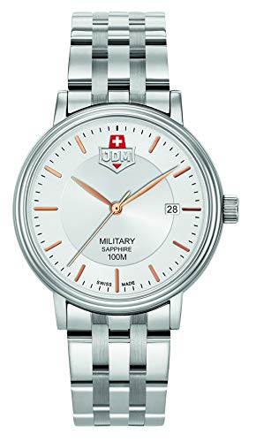 Jacques Du Manoir Millitary Herren Analog Uhr mit Edelstahl Armband JDM-WG004-01 von Jacques Du Manoir Millitary