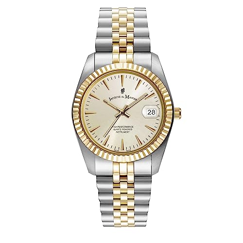 Jacques Du Manoir Damen Analog Uhr mit Edelstahl Armband JWG02202 von Jacques Du Manoir