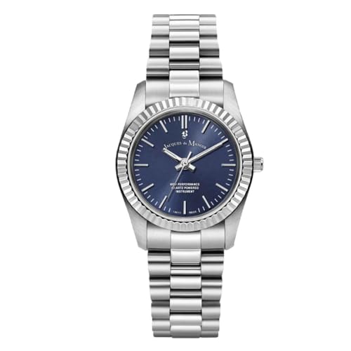 Jacques Du Manoir Damen Analog Uhr mit Edelstahl Armband JWL03902 von B JACQUES DU MANOIR