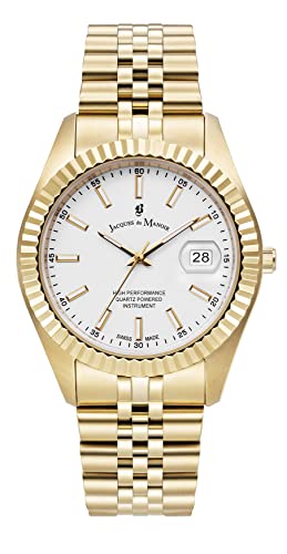 Jacques Du Manoir Unisex-Erwachsene Analog Schweizer Quarzwerk Uhr mit Edelstahl Armband JWN01706 Jacques Du Manoir Unisex-Erwachsene Analog Schweizer Quarzwerk Uhr mit Edelstahl Armband JWN01706 von Jacques Du Manoir