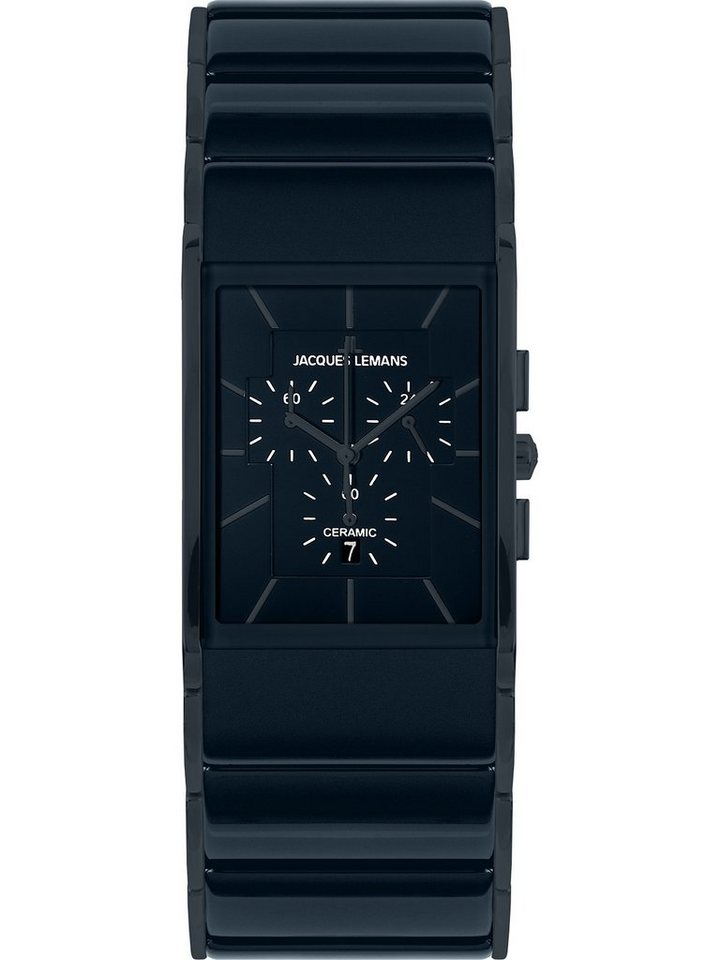 Jacques Lemans Chronograph Jacques Lemans Herren-Uhren Analog Quarz, Klassikuhr von Jacques Lemans