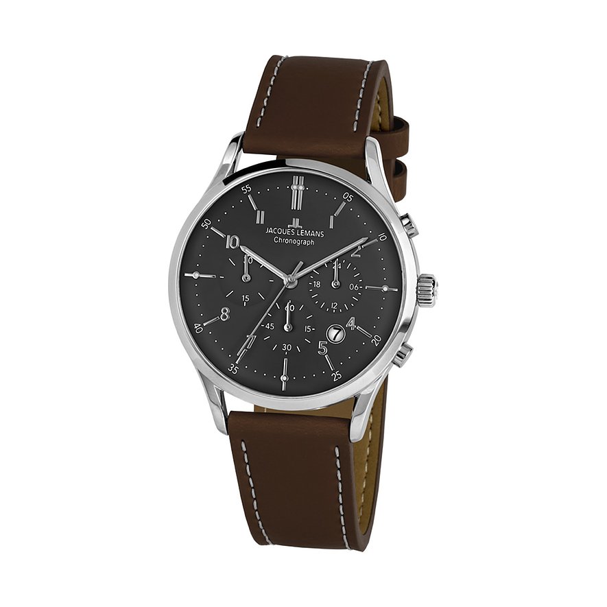 Jacques Lemans Chronograph Retro Classic 1-2068M Edelstahl von Jacques Lemans