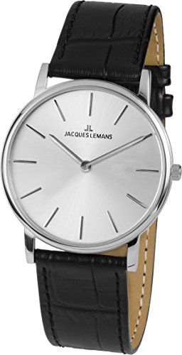 Jacques Lemans Damen Analog Quarz Uhr mit Leder Armband 1-1849A von JACQUES LEMANS