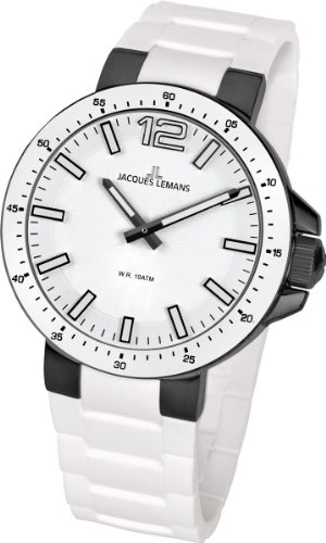 Jacques Lemans Damen-Armbanduhr XS Milano Analog Silikon 1-1707P von JACQUES LEMANS