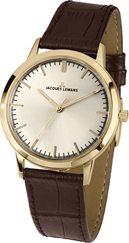 Jacques Lemans Nostalgie Herrenarmbanduhr N-1562B von JACQUES LEMANS