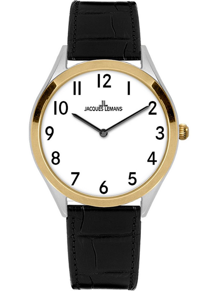 Jacques Lemans Quarzuhr Jacques Lemans Damen-Uhren Analog Quarz, Klassikuhr von Jacques Lemans