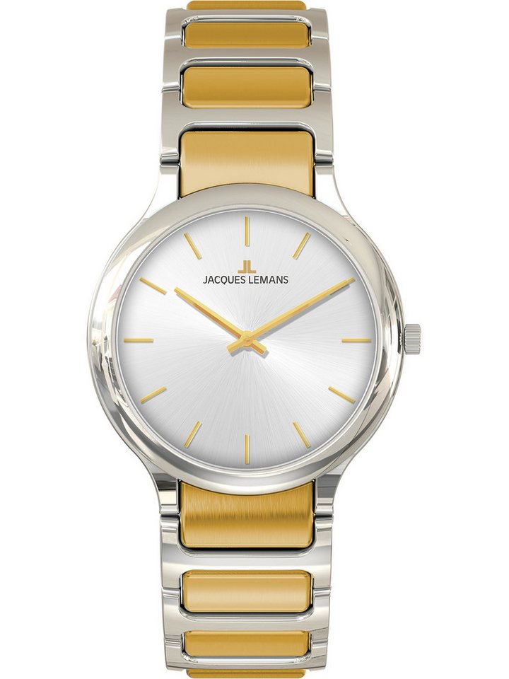 Jacques Lemans Quarzuhr Jacques Lemans Damen-Uhren Analog Quarz, Klassikuhr von Jacques Lemans