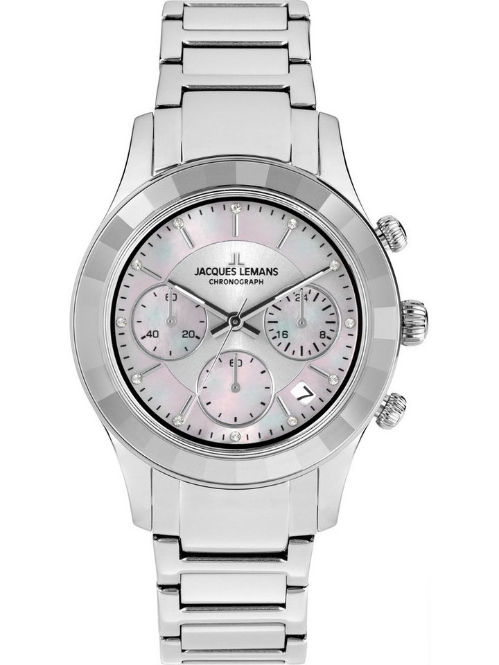 Jacques Lemans Quarzuhr Jacques Lemans Damen-Uhren Analog Quarz, Klassikuhr Jacques Lemans Quarzuhr Jacques Lemans Damen-Uhren Analog Quarz, Klassikuhr von Jacques Lemans