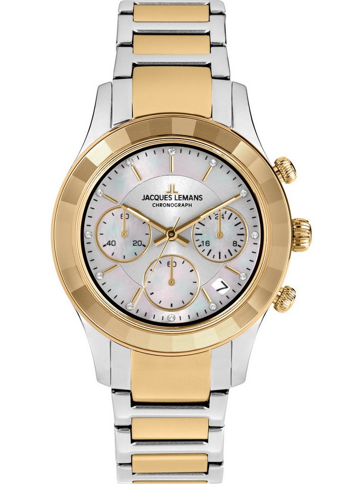 Jacques Lemans Quarzuhr Jacques Lemans Damen-Uhren Analog Quarz, Klassikuhr von Jacques Lemans