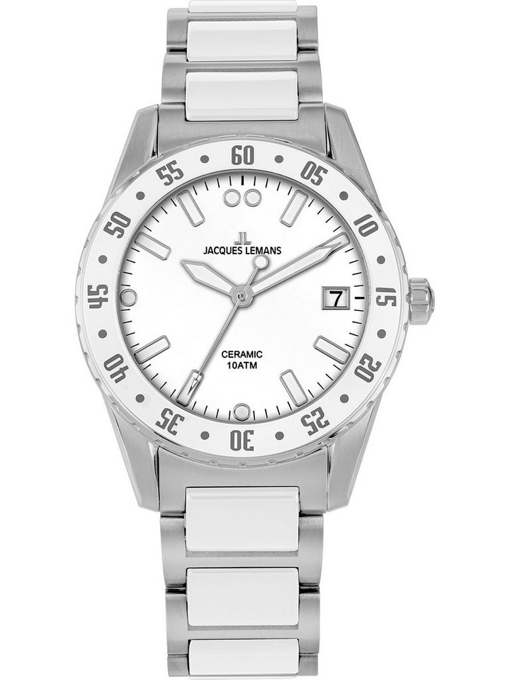 Jacques Lemans Quarzuhr Jacques Lemans Damen-Uhren Analog Quarz, Sportuhr von Jacques Lemans