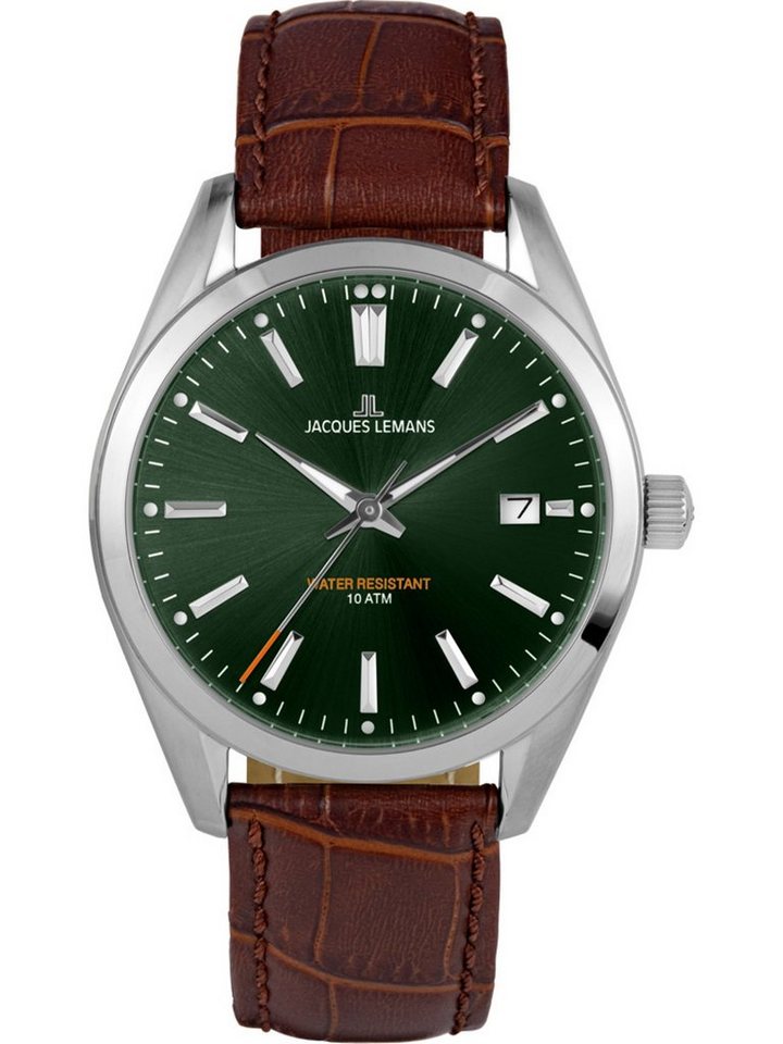 Jacques Lemans Quarzuhr Jacques Lemans Herren-Uhren Analog Quarz, Klassikuhr von Jacques Lemans