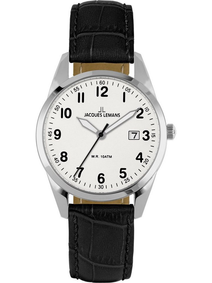 Jacques Lemans Quarzuhr Jacques Lemans Herren-Uhren Analog Quarz, Klassikuhr von Jacques Lemans