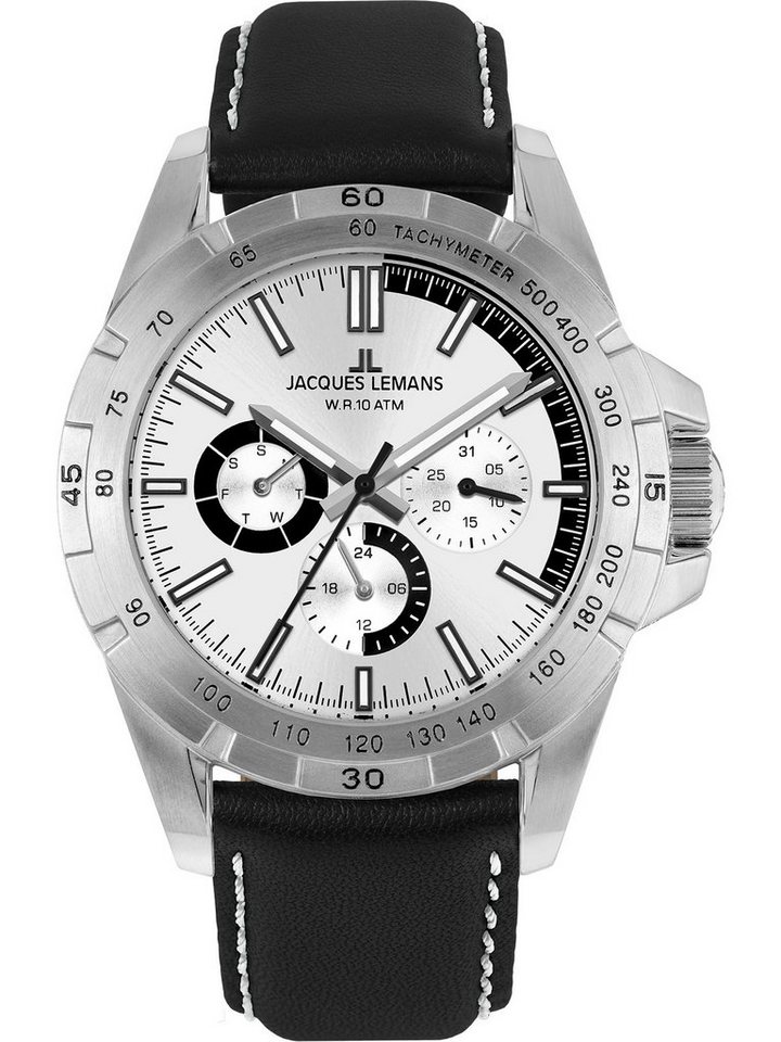 Jacques Lemans Quarzuhr Jacques Lemans Herren-Uhren Analog Quarz, Sportuhr von Jacques Lemans