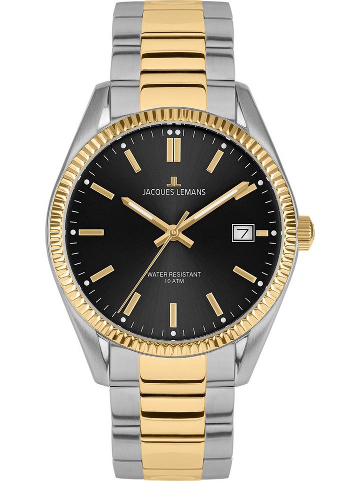 Jacques Lemans Quarzuhr Jacques Lemans Herren-Uhren Analog Quarz, Sportuhr von Jacques Lemans