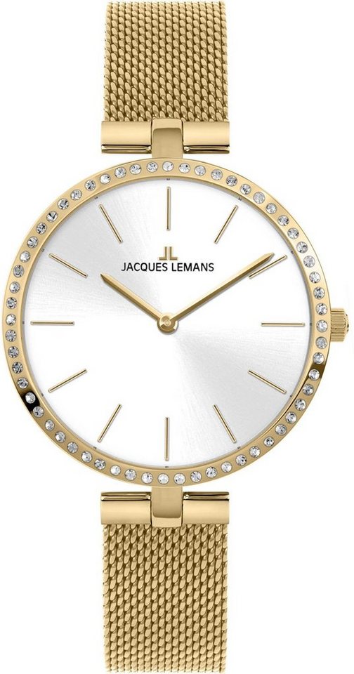 Jacques Lemans Quarzuhr Jacques Lemans Milano 1-2024X Damenarmbanduhr von Jacques Lemans