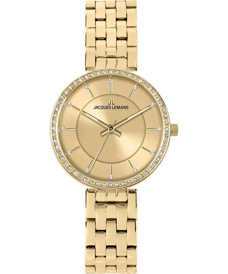 Jacques Lemans Quarzuhr Milano Goldfarben von Jacques Lemans