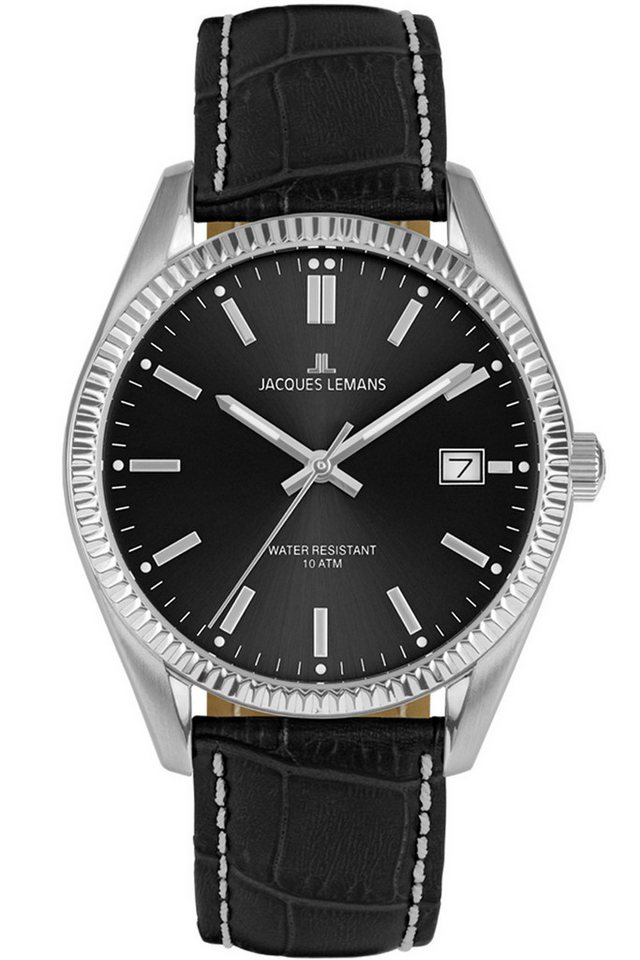 Jacques Lemans Quarzuhr Schwarz von Jacques Lemans