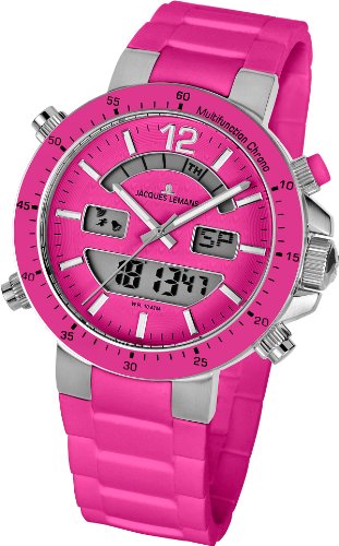 Jacques Lemans Unisex-Armbanduhr Milano Analog - Digital Silikon 1-1712I von JACQUES LEMANS