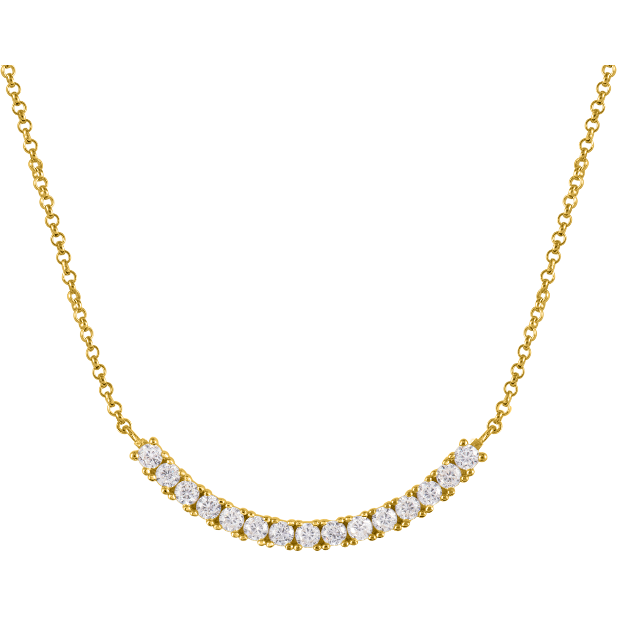 Kette Sterlingsilber vergoldet mit Topasen Kette Sterlingsilber vergoldet mit Topasen von Jacques Lemans