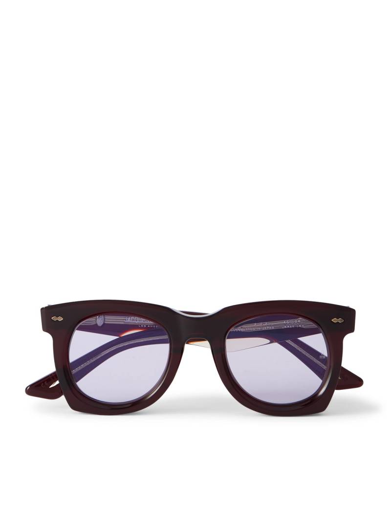 Jacques Marie Mage - Ava Round-Frame Acetate Sunglasses - Men - Red von Jacques Marie Mage