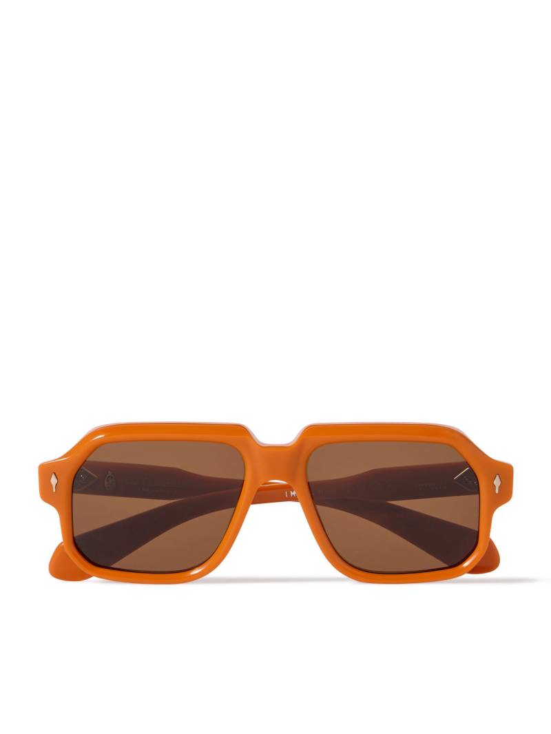 Jacques Marie Mage - Challenger Square-Frame Acetate Sunglasses - Men - Orange von Jacques Marie Mage