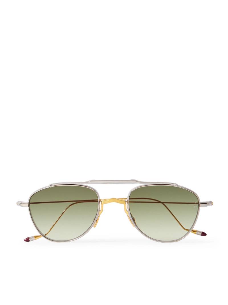 Jacques Marie Mage - Flynn Aviator-Style Silver- and Gold-Tone Sunglasses - Men - Silver von Jacques Marie Mage