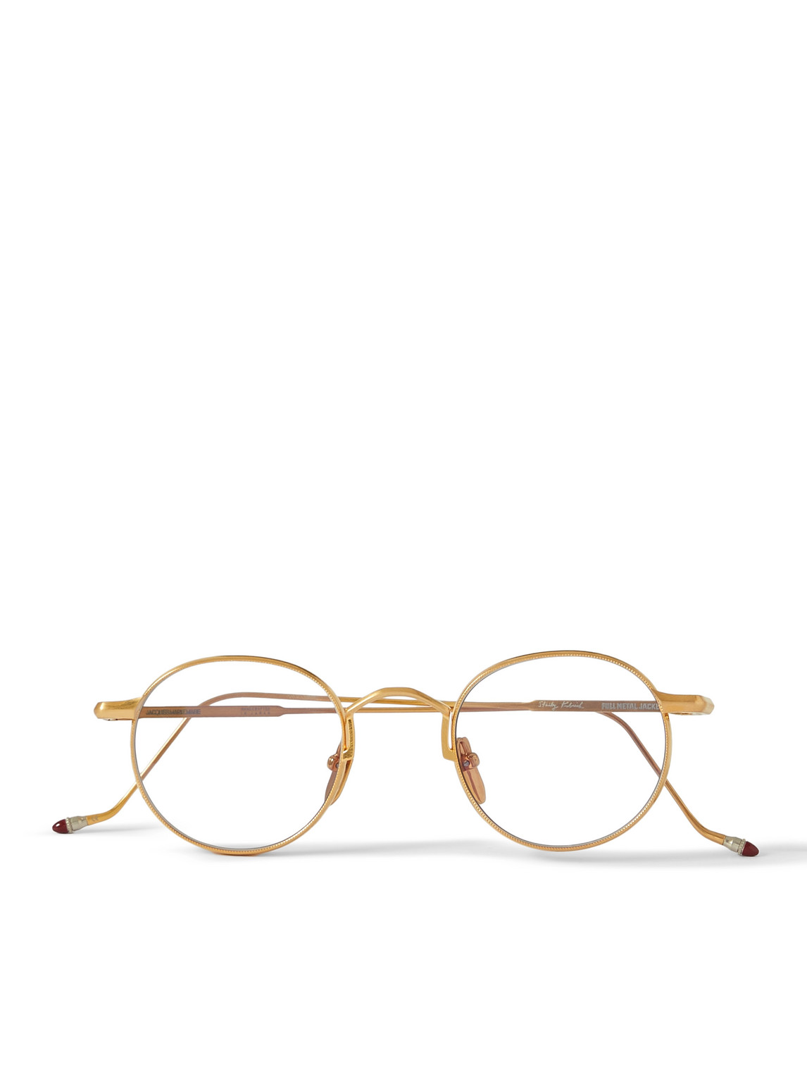 Jacques Marie Mage - Full Metal Jacket Round-Frame Gold-Tone Sunglasses - Men - Gold von Jacques Marie Mage