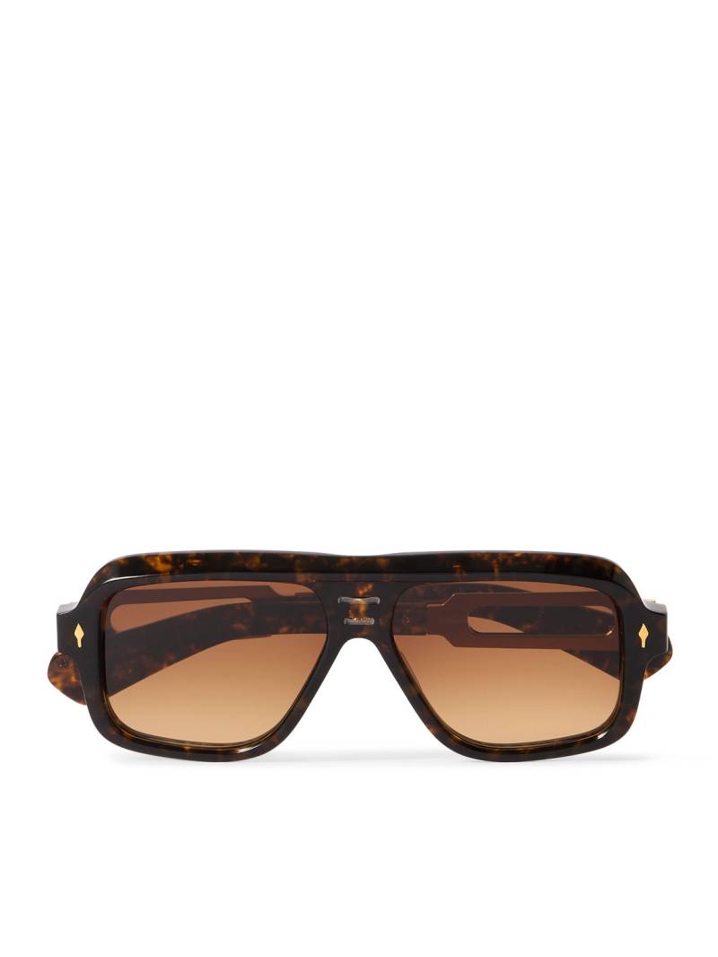 Jacques Marie Mage - Glenn Gould Fugue Aviator-Style Tortoiseshell Acetate and Gold-Tone Sunglasses - Men - Tortoiseshell von Jacques Marie Mage