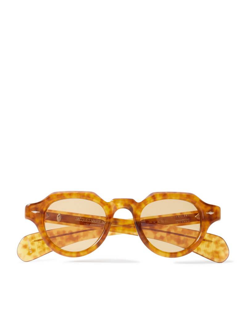 Jacques Marie Mage - Kellerman Round-Frame Tortoiseshell Acetate Sunglasses - Men - Brown von Jacques Marie Mage