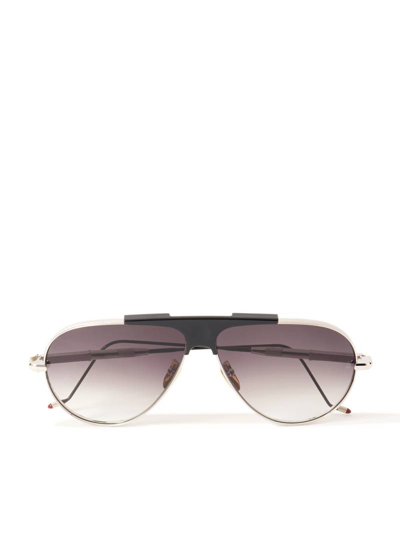 Jacques Marie Mage - Kyosho Daido Aviator-Style Beta Titanium Sunglasses - Men - Silver von Jacques Marie Mage
