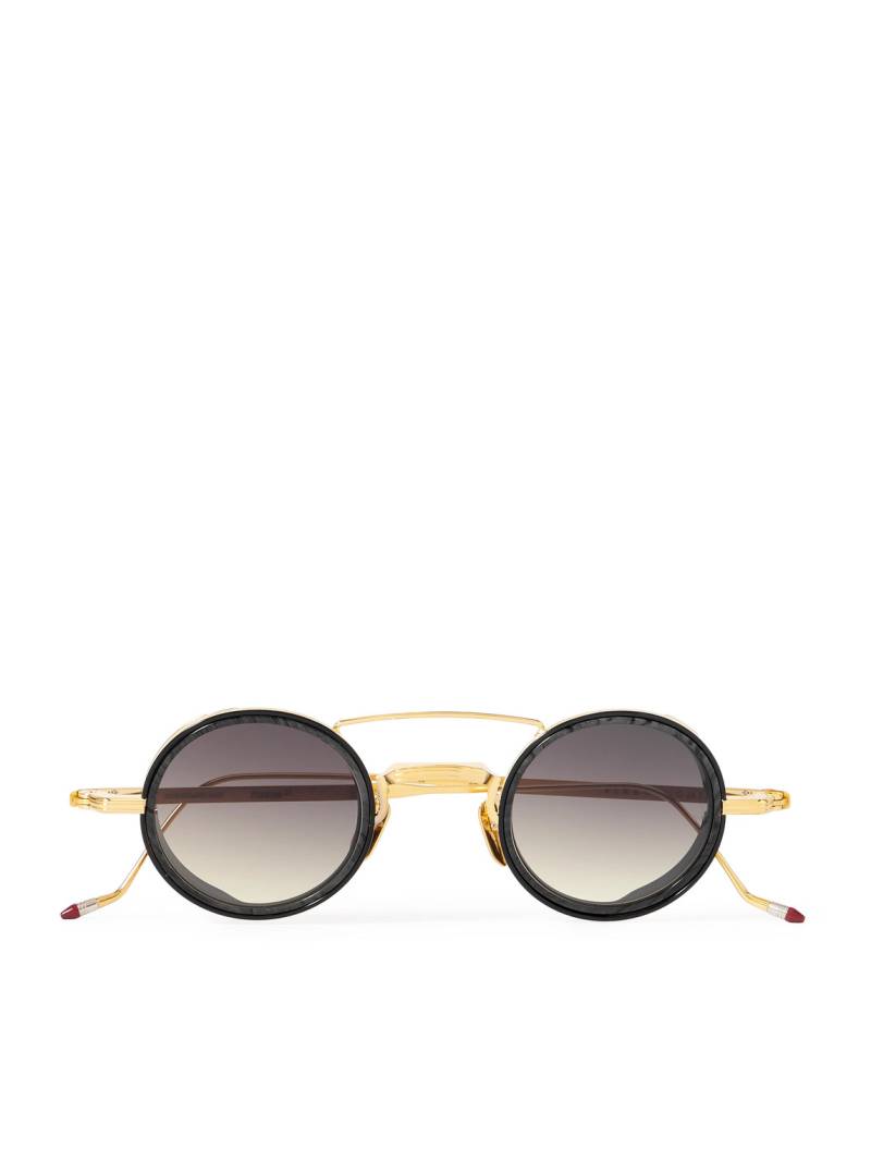 Jacques Marie Mage - Ringo 2 Round-Frame Gold-Tone and Acetate Sunglasses - Men - Silver von Jacques Marie Mage