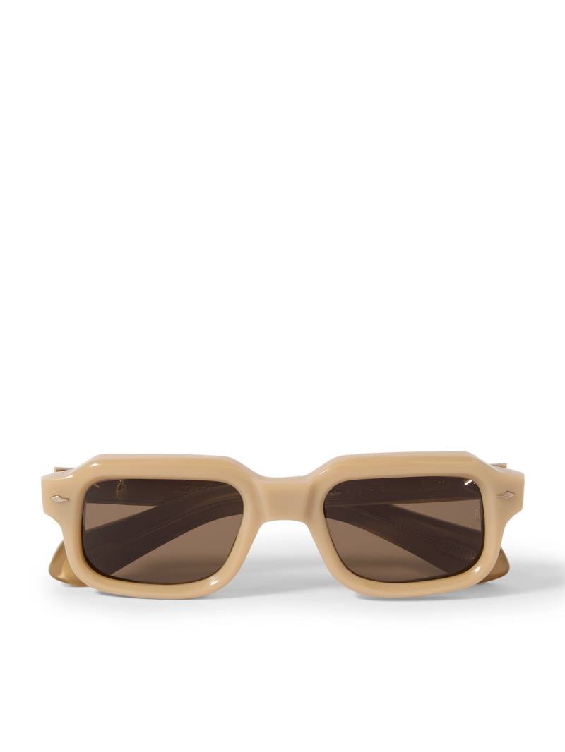 Jacques Marie Mage - Sandro Rectangular-Frame Acetate Sunglasses - Men - Neutrals von Jacques Marie Mage