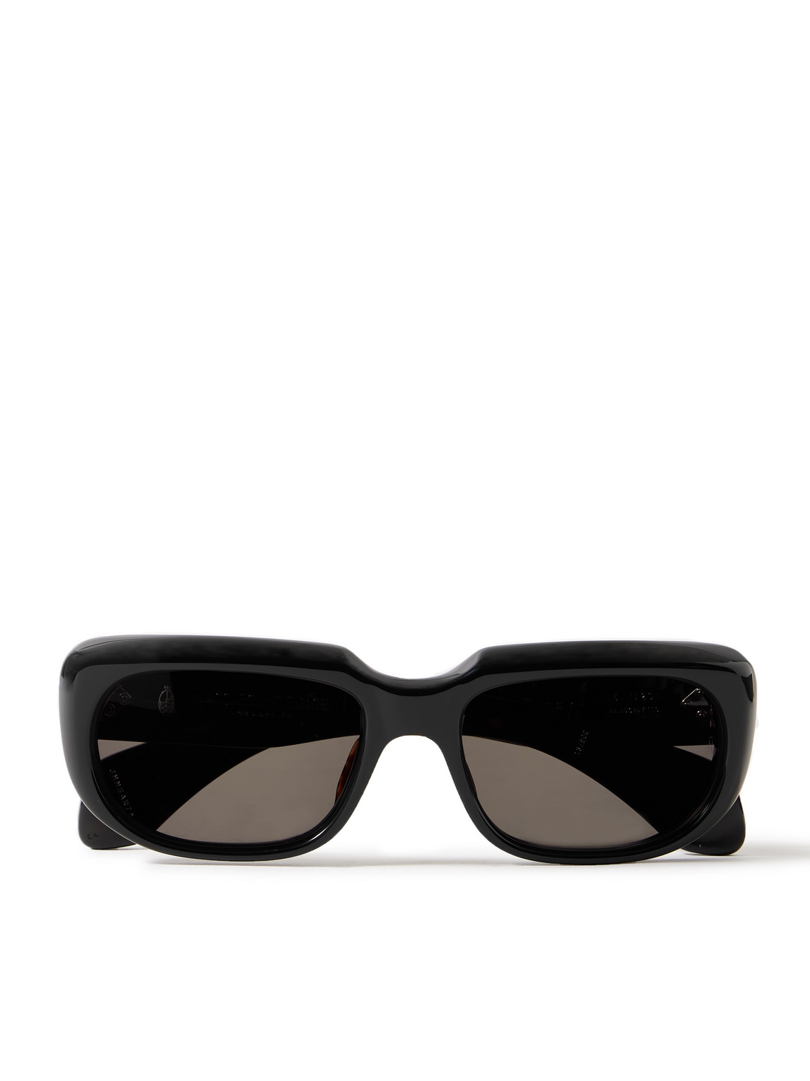 Jacques Marie Mage - Sartet Rectangular-Frame Acete Sunglasses - Men - Black von Jacques Marie Mage