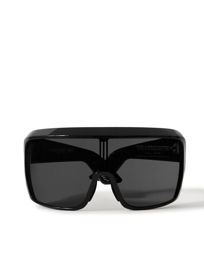 Jacques Marie Mage - Stanley Kubrick 2001: A Space Odyssey Oversized D-Frame Acetate Sunglasses - Men - Black von Jacques Marie Mage