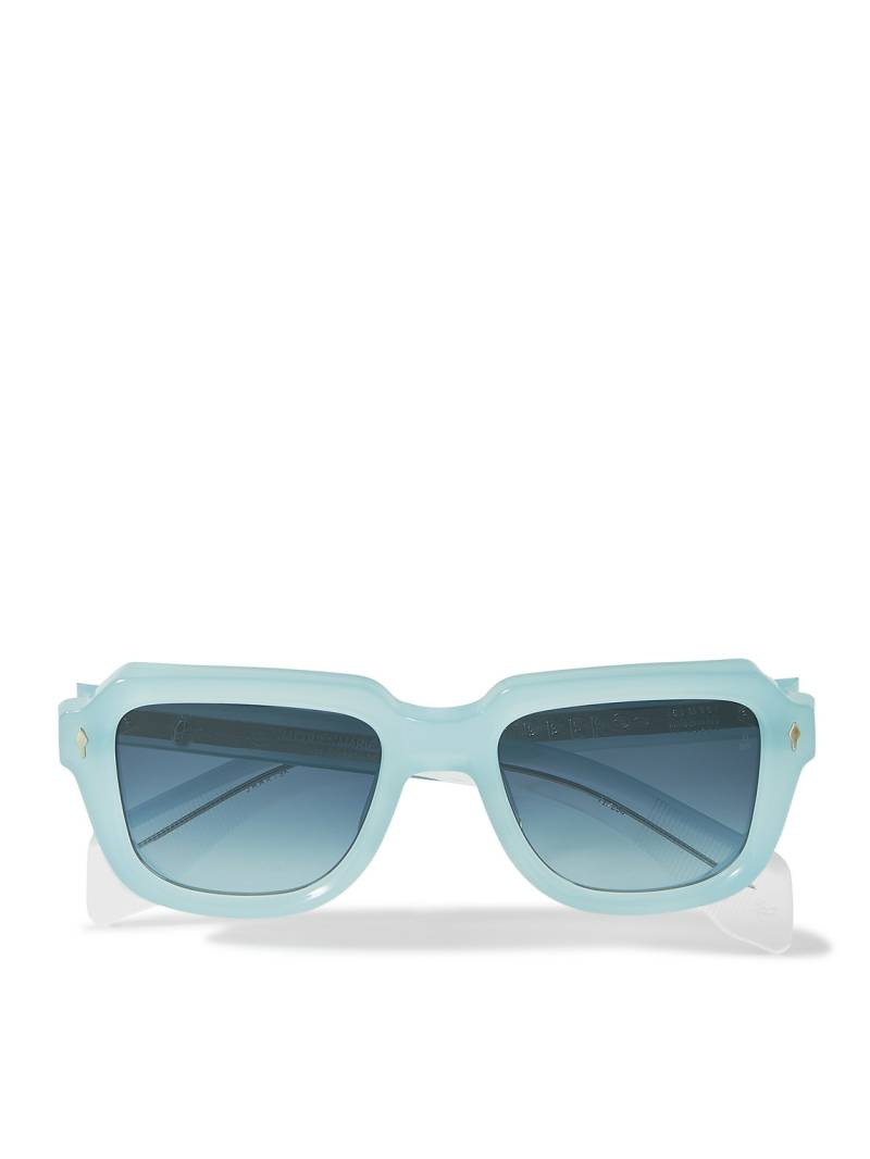 Jacques Marie Mage - Taos Square-Frame Acetate Sunglasses - Men - Blue von Jacques Marie Mage