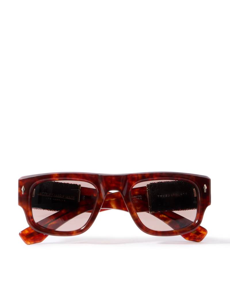 Jacques Marie Mage - Thundercloud Square-Frame Tortoiseshell Acetate Sunglasses - Men - Tortoiseshell von Jacques Marie Mage