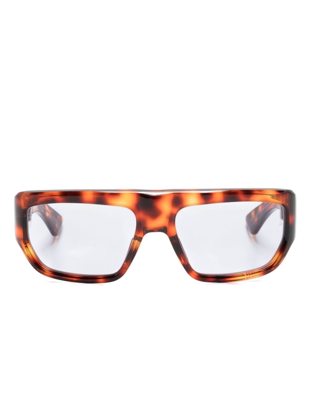 Jacques Marie Mage Vicious Sonnenbrille mit eckigem Gestell - Braun von Jacques Marie Mage